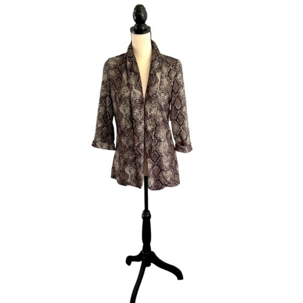 Charlotte Russe Snakeskin Pattern Cardigan Size M NWT